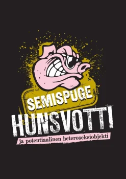 Outlet Hunsvotti T-paita Asenne T-Paidat