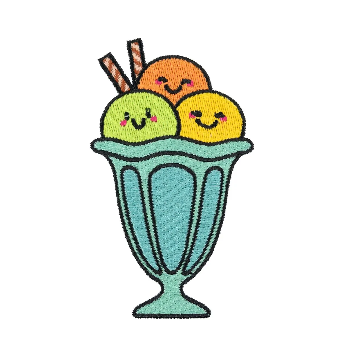Hot Ice Cream - kangasmerkki Haalarimerkit|Kangasmerkit