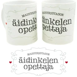 Äidinkelen opettaja - Muki Huumorimukit