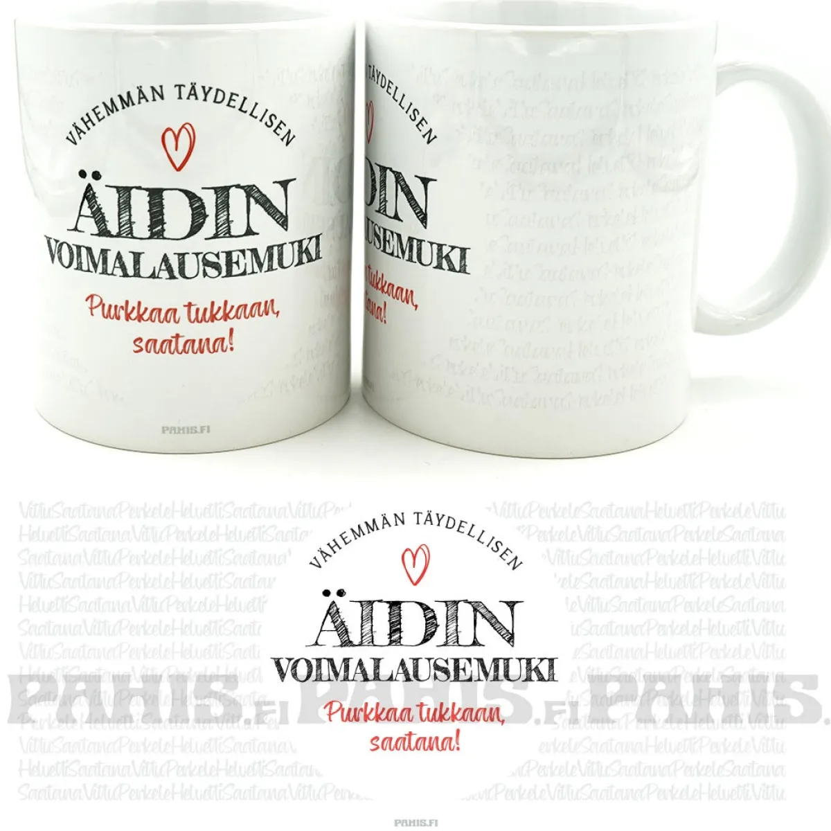Clearance Äidin voimalause - Muki Huumorimukit|Mukit Sukulaisille