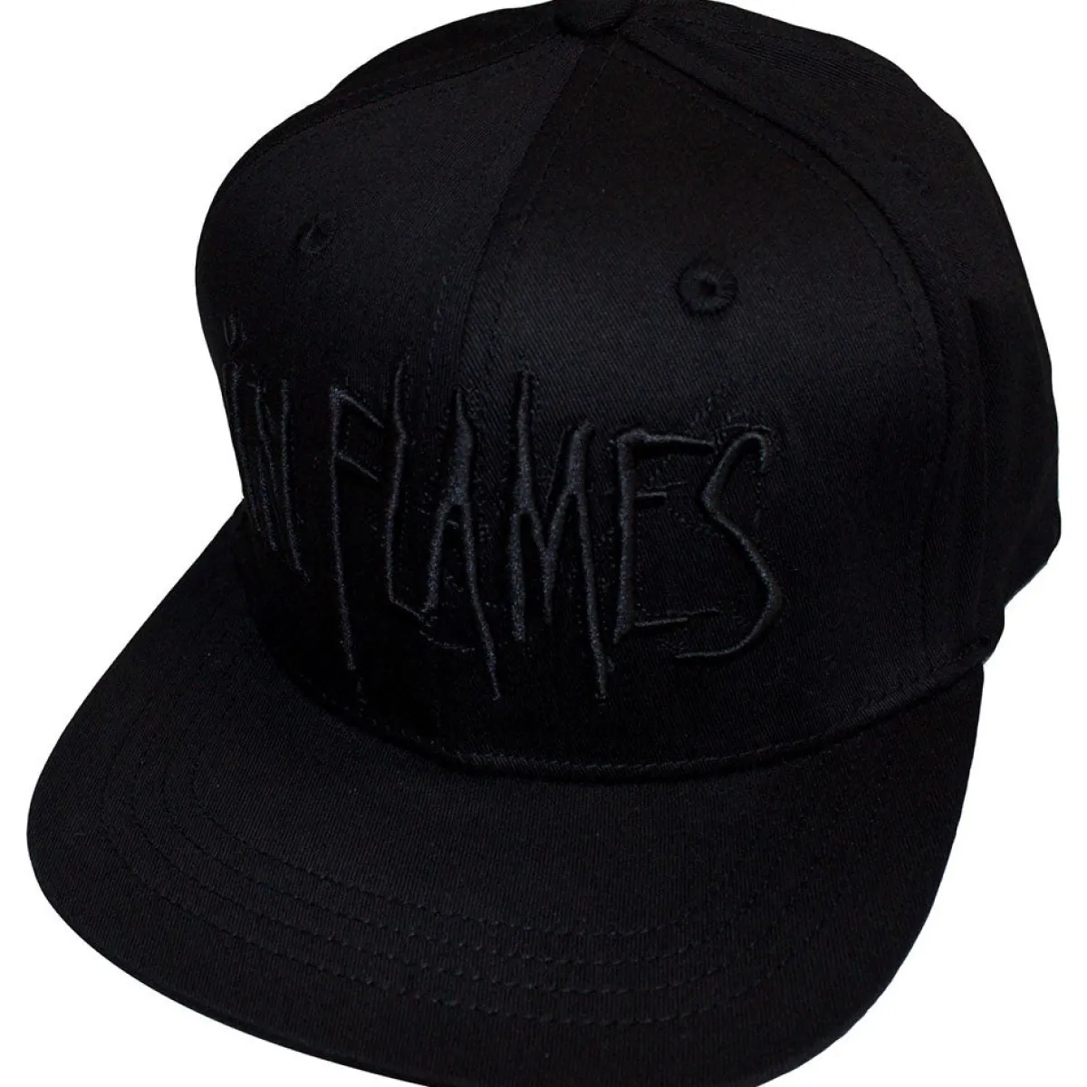 Outlet In Flames: Black logo - Snapback Lippis In Flames|Lippikset