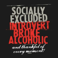 Sale Introvert - Lady Fit T-paita Asenne T-Paidat