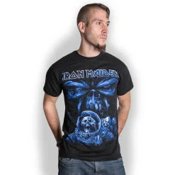 Outlet Iron Maiden Blue album spaceman - T-paita Bändipaidat|Bändipaidat