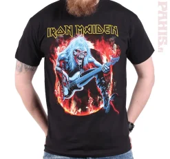 Clearance Iron Maiden Fear Live Flames - T-paita T-Paidat|Bändipaidat
