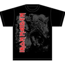Hot Iron Maiden Hi-contrast Trooper - T-paita Bändipaidat|Bändipaidat