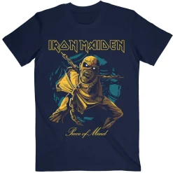 Discount Iron Maiden: Piece of Mind Gold Eddie - T-paita T-Paidat|Bändipaidat