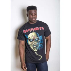 Online Iron Maiden Piece of Mind Skull - T-Paita Bändipaidat|Bändipaidat
