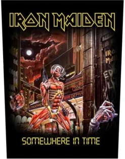 Outlet Iron Maiden Somewhere In Time - Kangasmerkki, selkä Selkämerkit|Iron Maiden