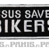 Best Jesus Saves Bikers - Kangasmerkki Kangasmerkit|Bikerit