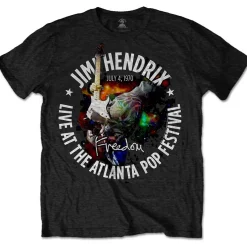Clearance Jimi Hendrix Atlanta Pop Festival 1970 - T-paita Jimi Hendrix|Bändipaidat