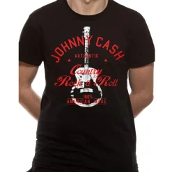 Discount Johnny Cash Country Rock And Roll - T-paita Bändipaidat|Kantri & Western
