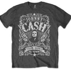 Clearance Johnny Cash Don't take your guns to town -T-paita T-Paidat|Bändipaidat