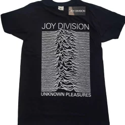 Outlet Joy Division: Unknown Pleasures white on black - T-paita T-Paidat|Bändipaidat