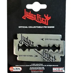 Clearance Judas Priest: British Steel Razor Blade - Pinssi Rock´N´Roll Lifestyle