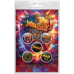 Online Judas Priest: Invincible Shield - Pinssisetti Pinssit Ja Rintanapit|Judas Priest