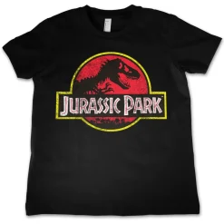 New Jurassic Park Distressed Logo - Lasten T-paita Jurassic Park|Paidat