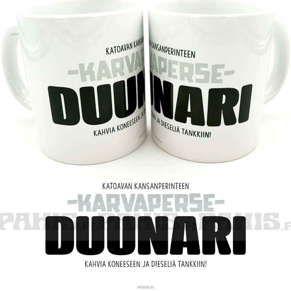 New Karvaperse duunari - Muki Huumorimukit|Ystävälle
