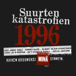 New Katastrofi 1996 Lady Fit T-paita 30-Vuotiaalle|Katastrofi Paidat
