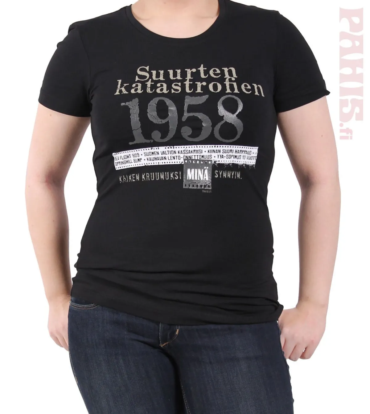 Outlet Katastrofi 1958 Lady Fit T-paita Katastrofi Paidat