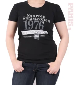 New Katastrofi 1976 Lady Fit T-paita 50-Vuotiaalle|Katastrofi Paidat