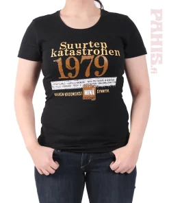 Sale Katastrofi 1979 Lady Fit T-paita Katastrofi Paidat