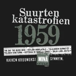 Outlet Katastrofi 1959 T-paita Katastrofi Paidat