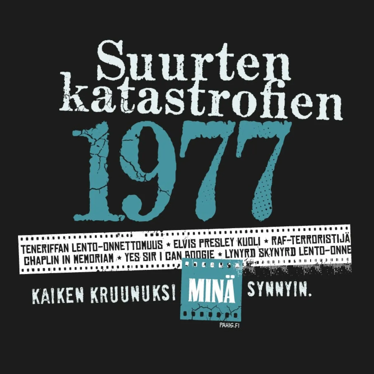 Best Katastrofi 1977 T-paita Katastrofi Paidat
