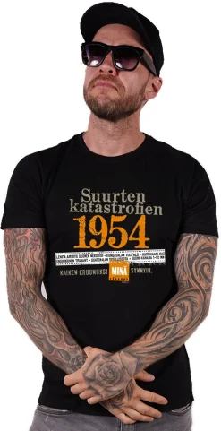 Katastrofi 1954 T-paita Katastrofi Paidat