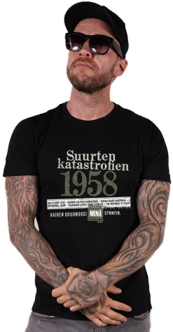 New Katastrofi 1958 T-paita Katastrofi Paidat