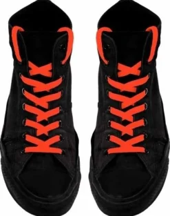 Outlet Kengännauhat, Neon orange 12mm Jalkinevarusteet|Sport