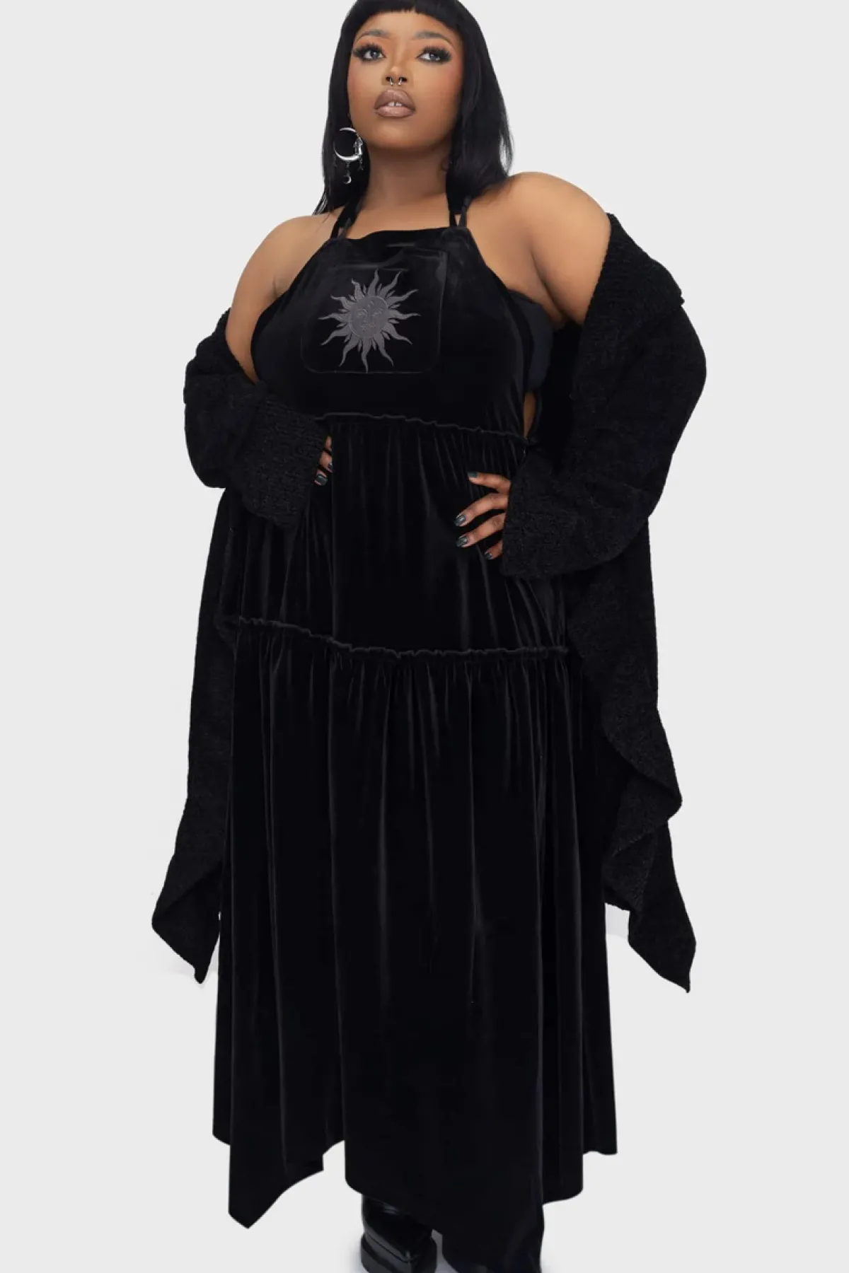 Clearance Ascended Maxi Pinafore - Lappumekko Mekot