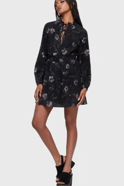 Sale Autumna - Minimekko (black/multi) Mekot|Goottikamaa