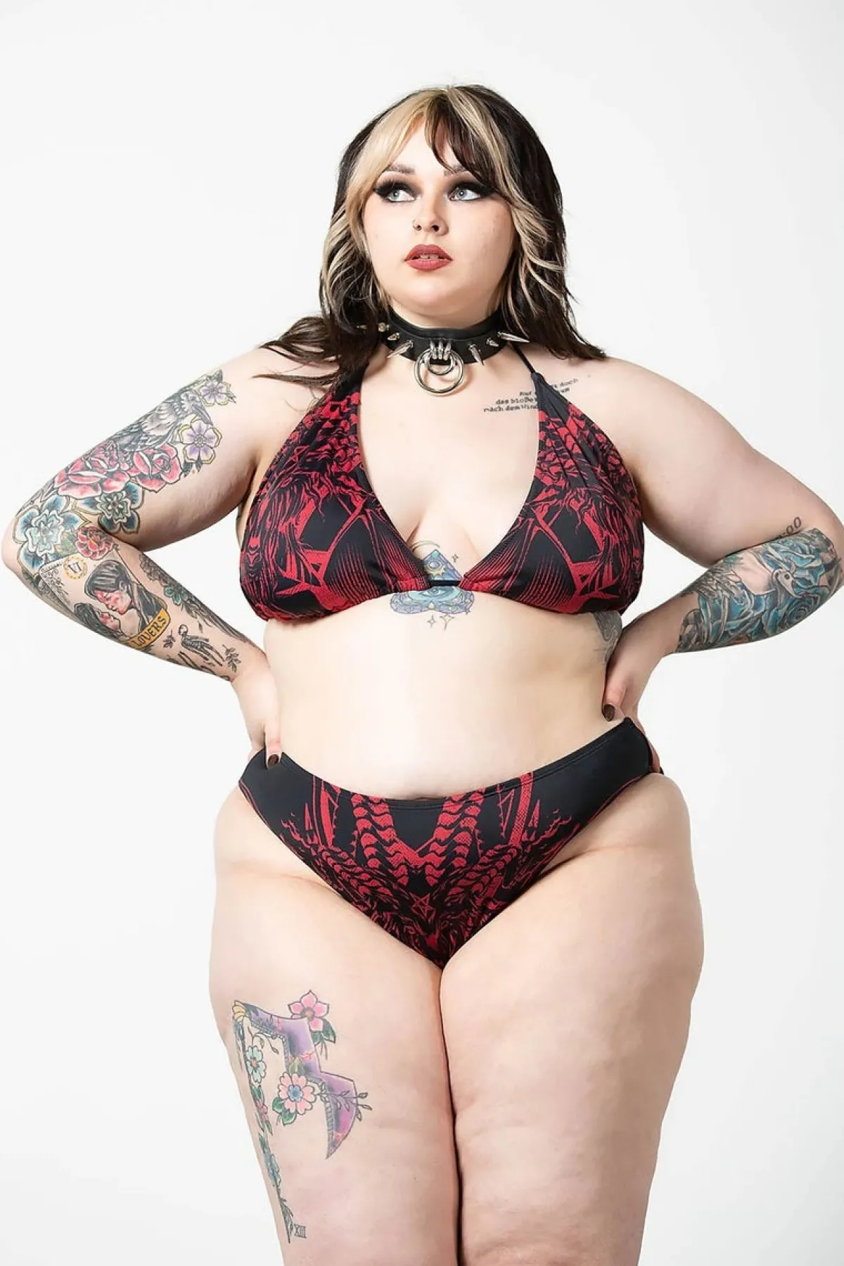 Best Beast Babe - 2-osainen bikini Uimapuku Sport|Rockabilly