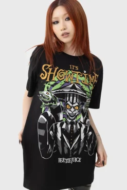 New Beetlejuice It's Showtime - T-paita Goottikamaa|T-Paidat