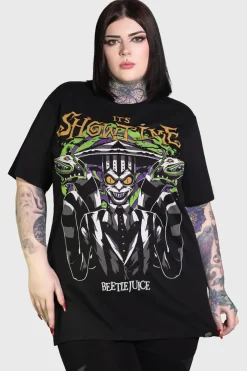 New Beetlejuice It's Showtime - T-paita Goottikamaa|T-Paidat
