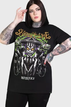 New Beetlejuice It's Showtime - T-paita Goottikamaa|T-Paidat