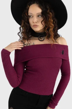 Sale Cruor Off Shoulder - Toppi Goottikamaa|Pitkähihaiset