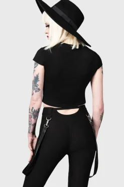 Hot Cutout Bondage - Housut, Bootcut Goottikamaa|Muut Housut