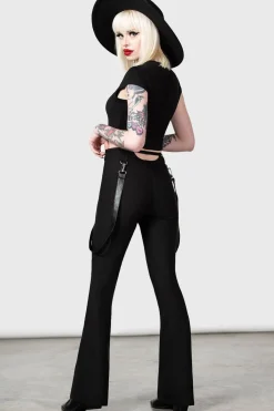 Hot Cutout Bondage - Housut, Bootcut Goottikamaa|Muut Housut