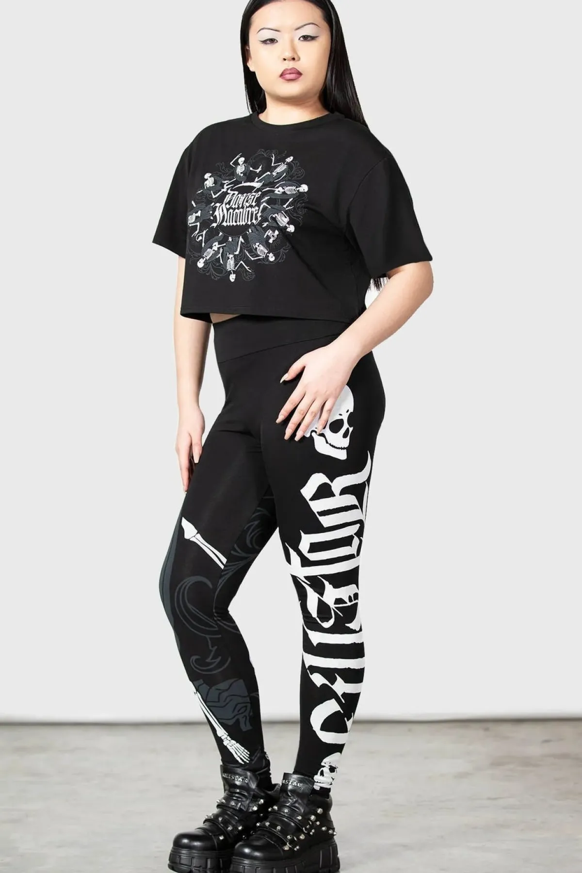 Best Danse Macabre - Leggingsit Leggingsit|Goottikamaa
