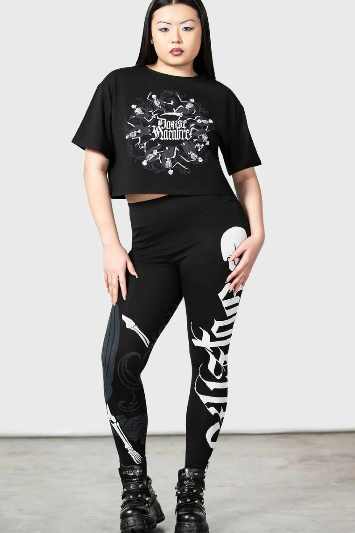 Best Danse Macabre - Leggingsit Leggingsit|Goottikamaa
