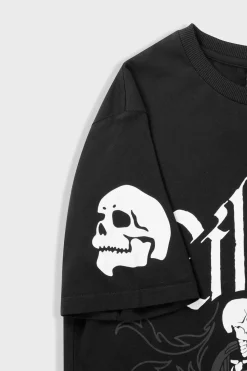 New Danse Macabre - T-paita Goottikamaa|Pääkallokamaa