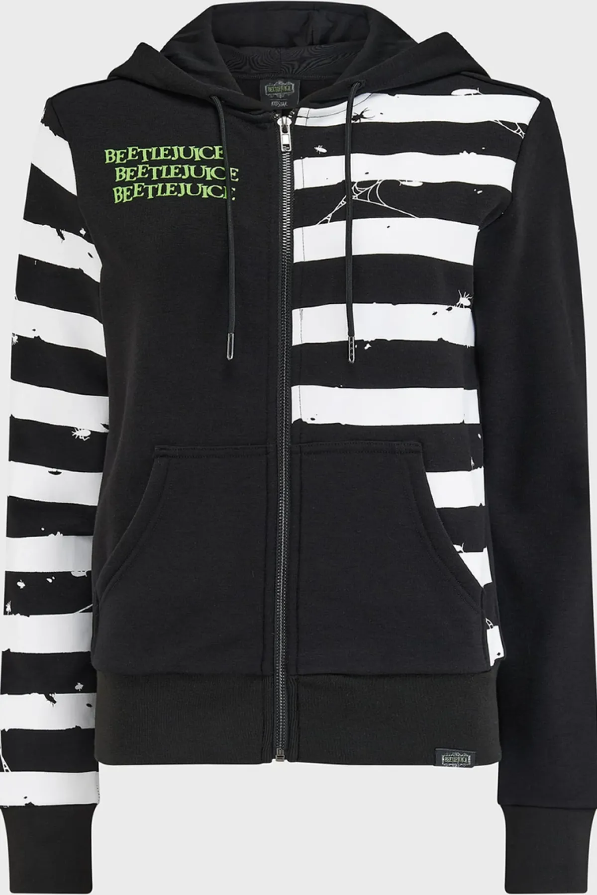 Discount Distressed Stripe - Vetoketjuhuppari Goottikamaa|Vetoketjuhupparit