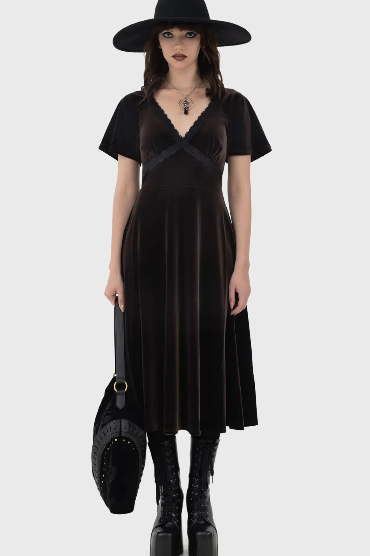 Discount Echelia - Mekko, sepia Mekot