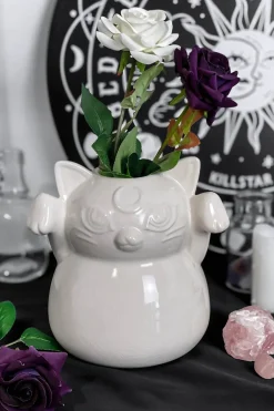 Ghost Kitty - maljakko Goottikamaa|Koriste-Esineet