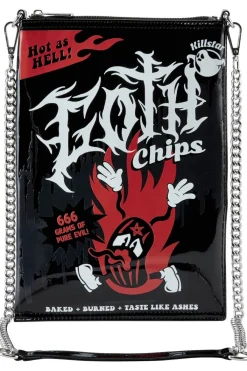 Outlet Goth Chips- Olkalaukku Goottikamaa|Käsilaukut Ja Olkalaukut