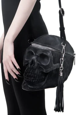 Online Grave Digger Skull - Käsilaukku, Velvet Goottikamaa|Pääkallokamaa