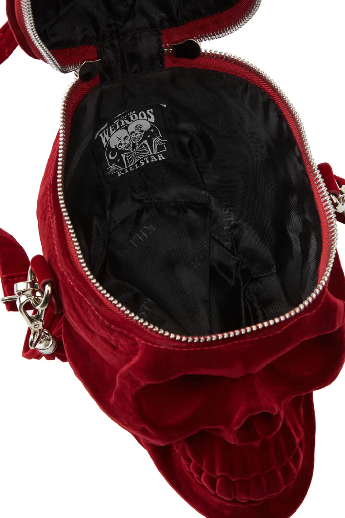 Hot Grave Digger Skull - Käsilaukku, Blood Goottikamaa|Pääkallokamaa
