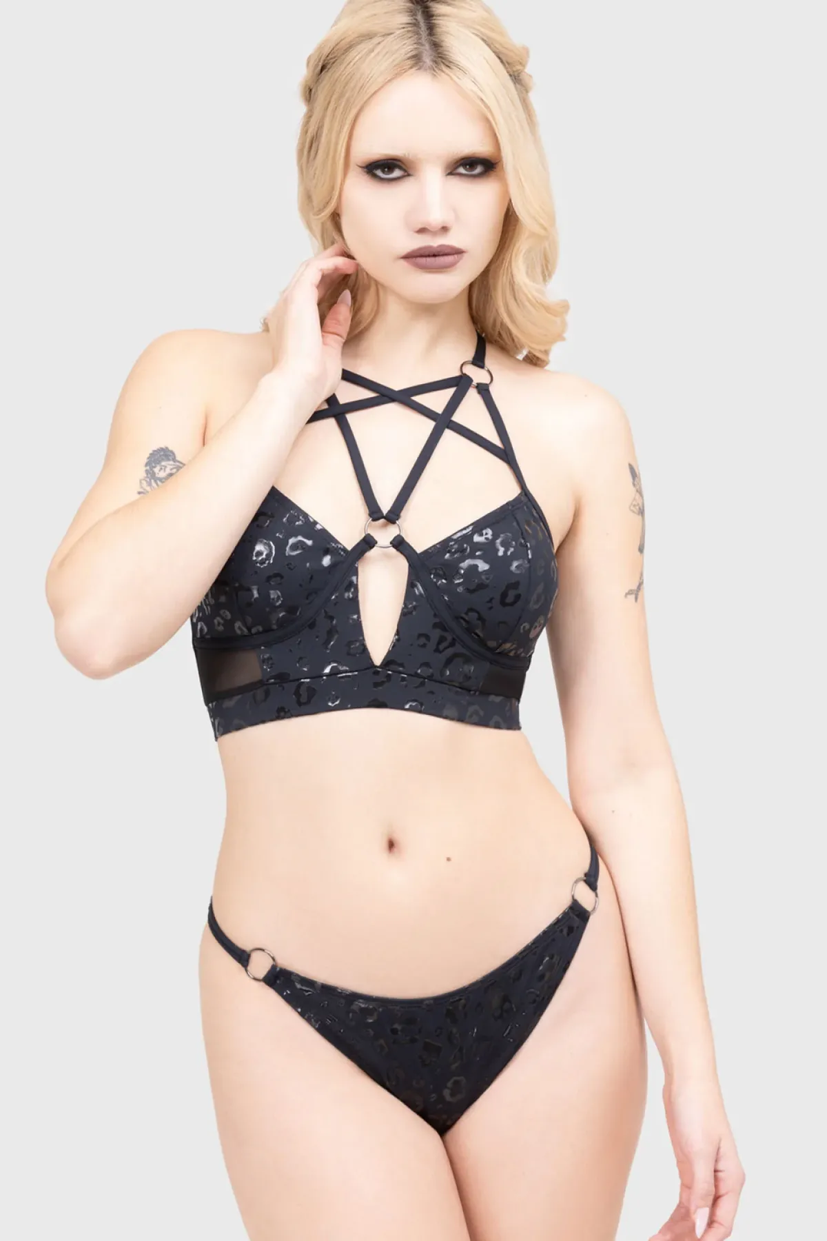 Hot Midnight Roar - Bikiniyläosa Goottikamaa|Uima-Asut