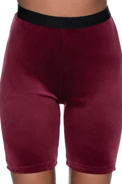 Outlet Moon Cycle - Velour Pyöräilyshortsit, burgundy Sport|Shortsit